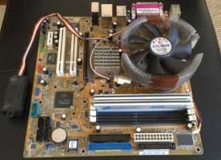 Asus A8N VM Socket 939 AMD Motherboard CPU RAM Fan