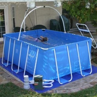 Ipool Above Ground Exercise Pool with Spa Filter Pump and Heater 