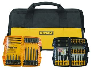   free dewalt tool bag includes 28 pc impact driver accessory set 18 pc