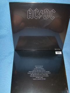 AC DC Back in Black 180 Gram Vinyl LP SEALED Brand New