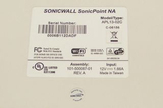   SonicPoint NA Wireless Access Point APL 13 02C POE 101 500087 50