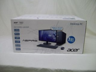 acer aspire ax1430g uw30p desktop pc w 21 5 led monitor 4gb 1tb hd win 