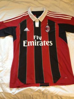 Adidas AC Milan Home Jersey 12 13 Size Medium Soccer Jersey