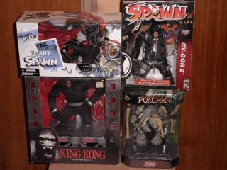 McFarlane Spawn and King Kong Boxed Figures