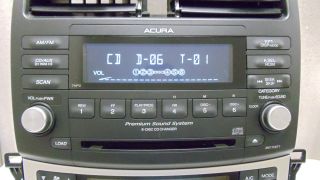 05 06 07 08 Acura TSX Radio Stereo 6 Disc Changer CD Player 7HP0 