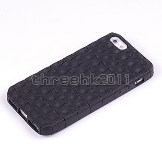 Black Square Soft 3D Cube Snap On case silicone protective cover For 