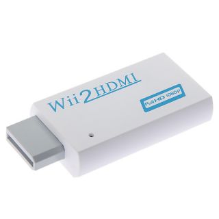 Wii to HDMI Converter 1080p HD Output 3 5mm Audio Upscaling Adapter 