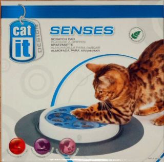   Scratch Pad Catnip cat toy accessory or stand alone w tube ball set