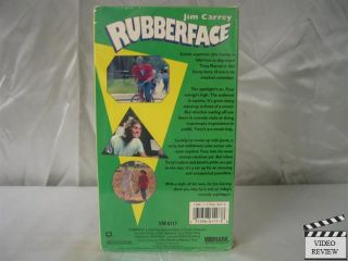 Rubberface VHS Jim Carrey Adah Glassbourg 031398611738