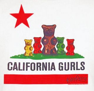 Katy Perry California Gurls Gummy Bears Slim Fit Shirt