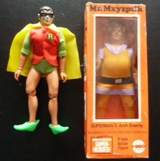 Mr Mxyzptik and Robin Mego Action Hero Dolls 1970S