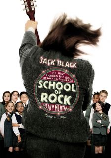 School of Rock Movie Poster 2 Sided Original Adv 27x40