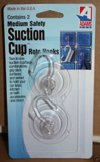 New Adams Mfg Medium Suction Cup Roto Hook Made in USA
