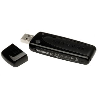   WiFi Dual Band Wireless Adapter Kit Netgear WNDA3100 USB Cable