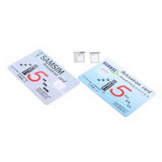 New Sam Activation Activate Sim Card for iPhone 5 Nano Sim