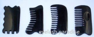 New Bull Cow Horn Hair Brush Body Scalp Care Chinese Guasha Tool Stick 