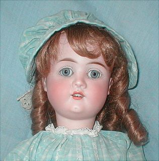 Antique German Bisque Head Doll Adolf Wislizenus Circa. 1890