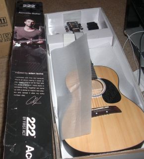 ADAM LEVINE OF MAROON 5 222 BY FIRST ACT ACOUSTIC GUITAR NEW