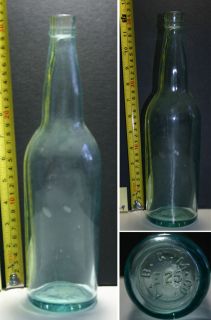 Adolphus Busch Glass MNFG Company 1800s Aqua Bottle