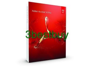 Adobe Acrobat XI Pro for Windows or Mac Full Version