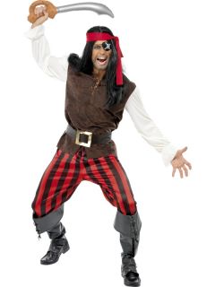 Adult Pirate SHIPs Mate Costume Large Fancy Dress