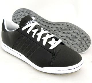 New Mens Adidas adiCROSS Street Spikeless Golf Shoes Black Sz 10 5 M 