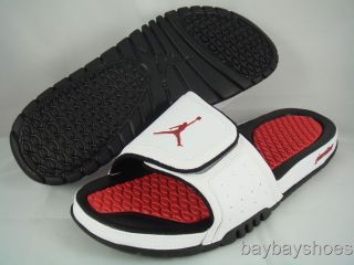 Nike Jordan Hydro 2 White Red Sandals Men All Sizes