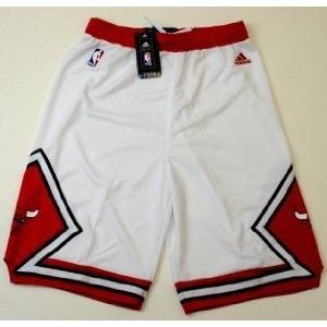 NBA Adidas Chicago Bulls Youth White Home Shorts