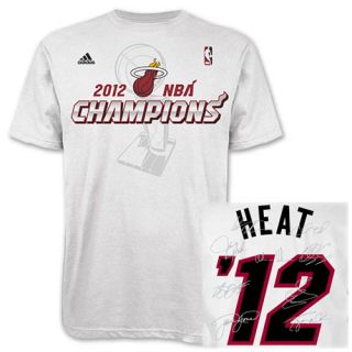 NBA Finals Official Adidas Miami Heat 2012 National Champions 