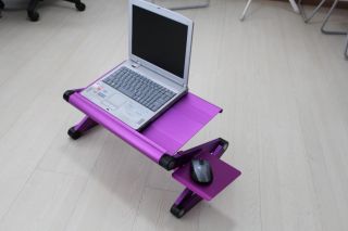   Cooling Stand in LSU Tigers Purple lap desk riser adjustable bed couch