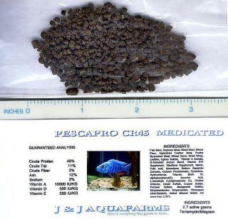   lb sinking fish food 3/32 tropical oscar saltwater African Cichlid