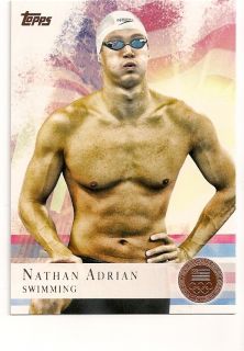   Olympic Team Bronze Medal Parallel 87 Nathan Adrian Swimming