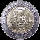 Coins Del Bicentenario Mexico 5 Pesos