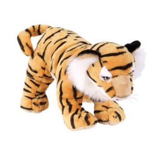 Adventure Planet Plush Sitting Tiger 11 inch Stuffed Animal Toy