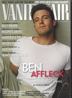 Vanity Fair Magazine Ben Affleck Billy Wilder Kerouac
