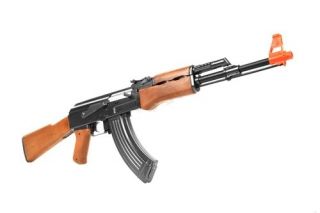 Licensed AK47 Kalashnikov High Powered Full Stock Spring Assault Rifle 
