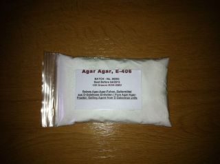 Agar Agar Powder 100 Pure E 406 Non GMO Geling Agent 100 grams 0 22 Lb 