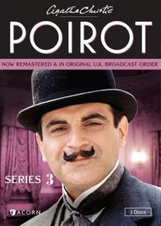 Agatha Christies Poirot Series 3 New SEALED 3 DVD Set 054961874491 