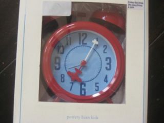 POTTERY BARN KIDS AIRPLANE PLANE DESKOP CLOCK~NEW~SOLD OUT AT PBK~