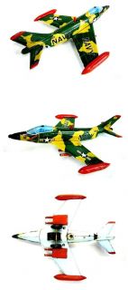 USAF Fighter Rocket Jet Airplane Plane Rocket Tin Toy