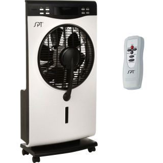 Indoor Air Cooler Misting Fan Humidifier Swamp Mister w Multi Speed 
