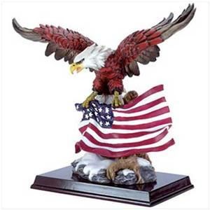 American Eagle Aguila Flag Statue Retail Value $44 95