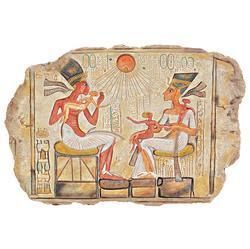 King Akhenaton Nefertiti Daughters Stele Wall Statue