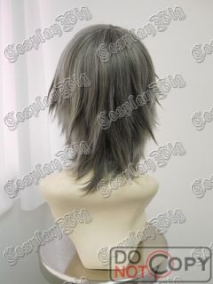 Togainu No Chi Akira Dark Grey Short Layer Cosplay Wig