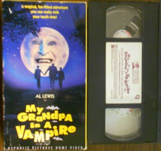 My Grandpa Is A Vampire VHS Al Lewis Grandpa Munster