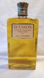 RARE Ecusson Jean DAlbert Eau de Cologne Perfume 25oz not 