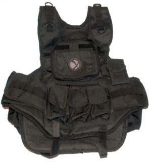 GXG Army SWAT Paintball Airsoft Tactical Vest Black