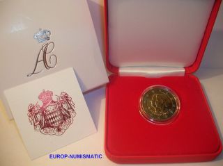  Euro Commemorative Coin Wedding Albert II Charlene BU in Box