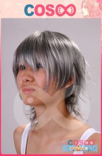 Togainu No Chi◆akira◆cosplay Party Wig Gray Short Hair