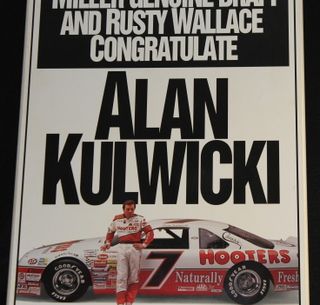 Vtg 1992 Alan Kulwicki NASCAR Uniform Hooters Car MGD Miller Geniune 